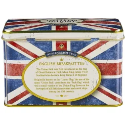 Union Jack Tea Tin With 40 English Breakfast Tea Bags><noscript><img width=
