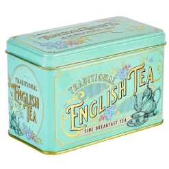 Vintage Victorian Tea Tin With 40 English Breakfast Tea Bags>New English Teas Hot