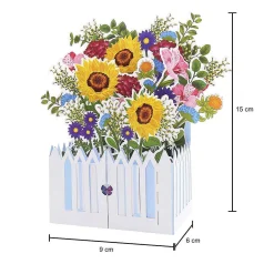 Florever 'Garden' Pop-Up Flower Box Card>Origamo Cheap