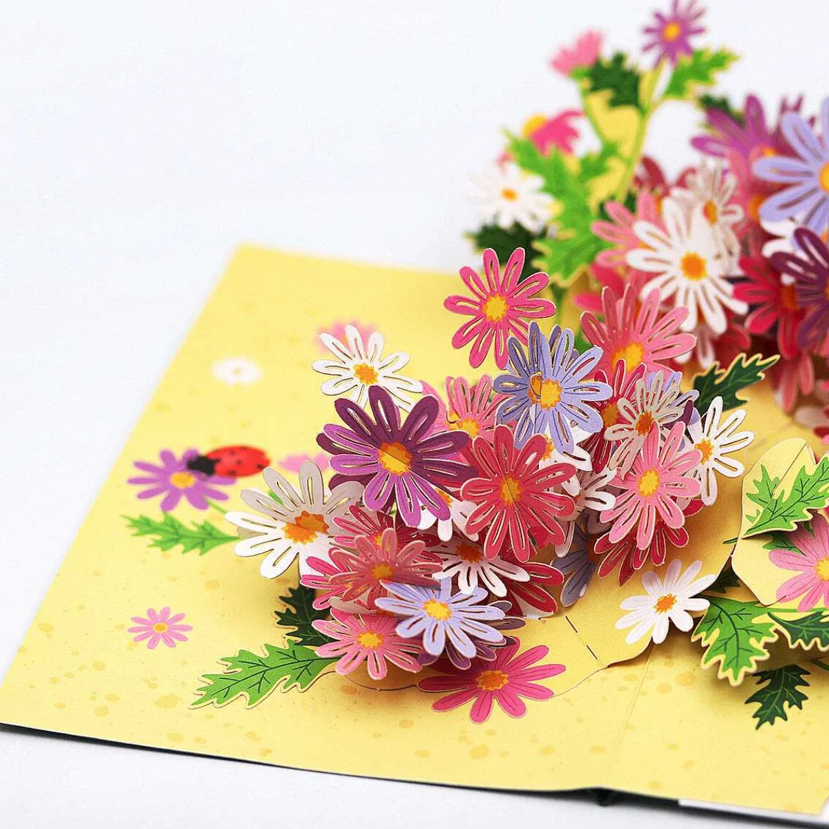Kirigami 'Field Flowers' 3D Pop-Up Card>Origamo Shop