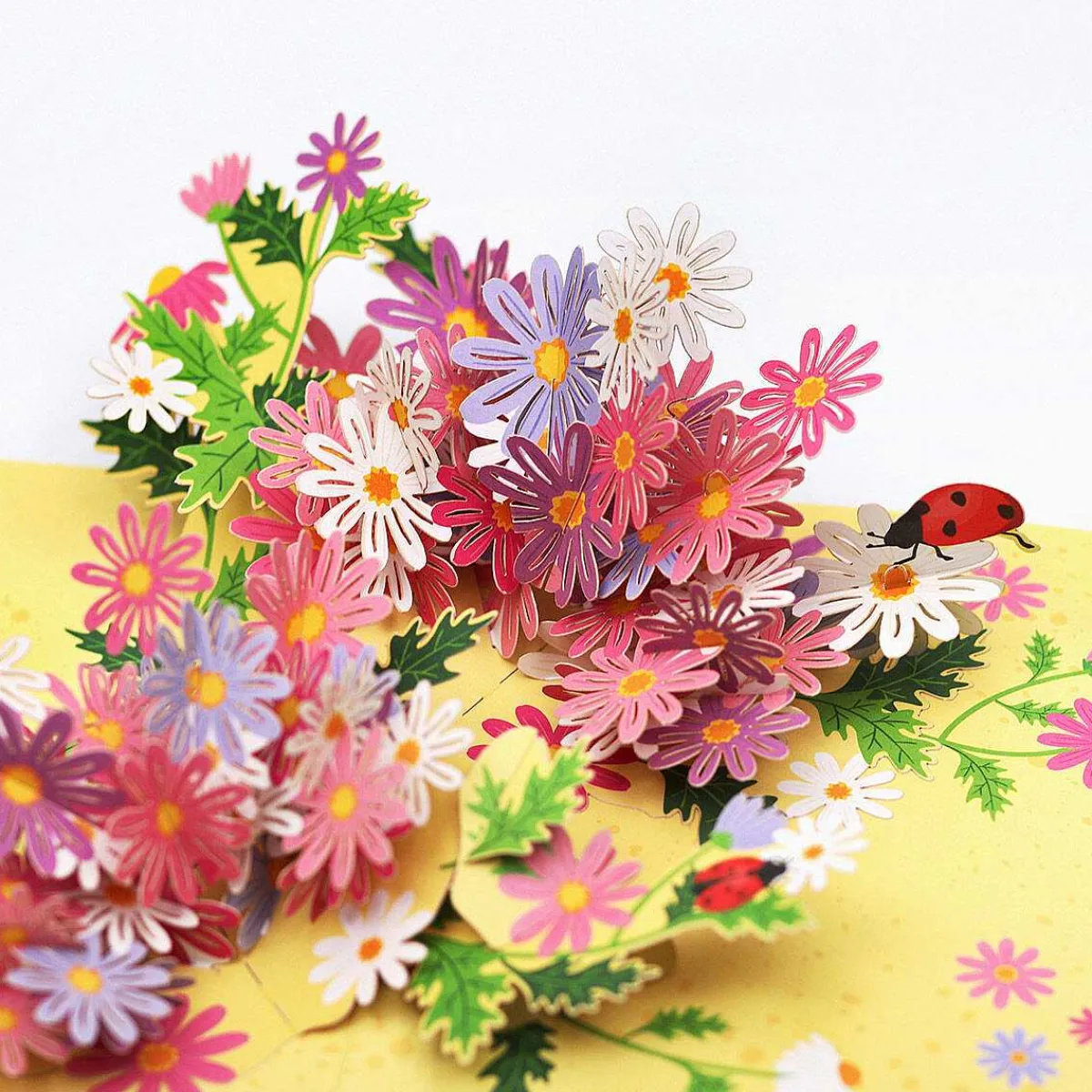Kirigami 'Field Flowers' 3D Pop-Up Card>Origamo Shop