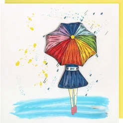 Quilling 'Always Smile' Card><noscript><img width=