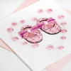 Quilling 'Baby Girl Shoes' Card>Origamo Best