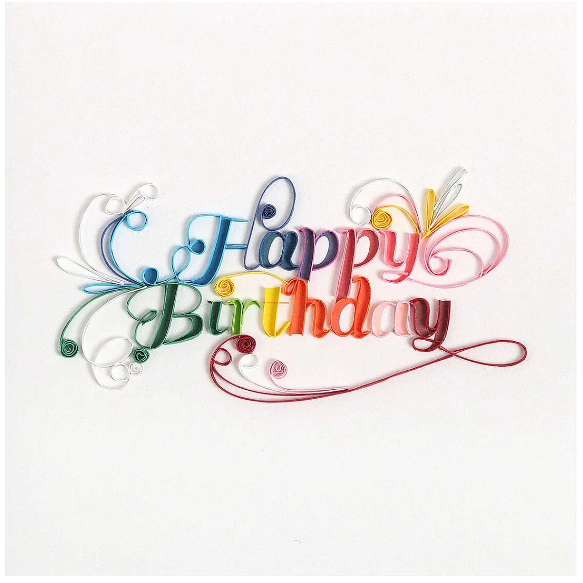 Quilling 'Happy Birthday' Card>Origamo New