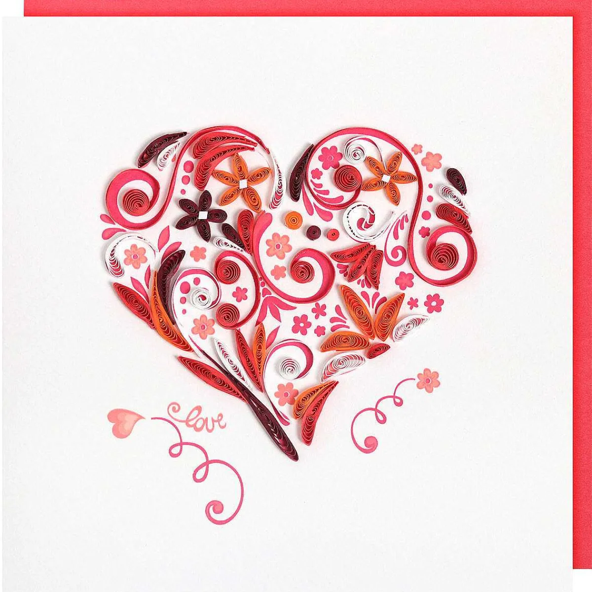 Quilling 'Heart Fantasy' Card>Origamo Fashion