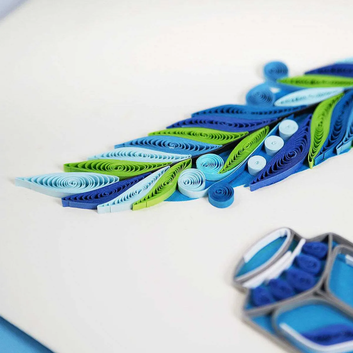 Quilling 'Quill & Inkwell' Card>Origamo Online