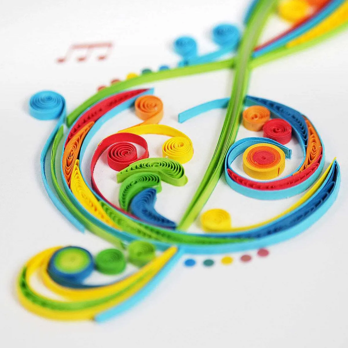 Quilling 'Treble Clef' Card>Origamo Best Sale