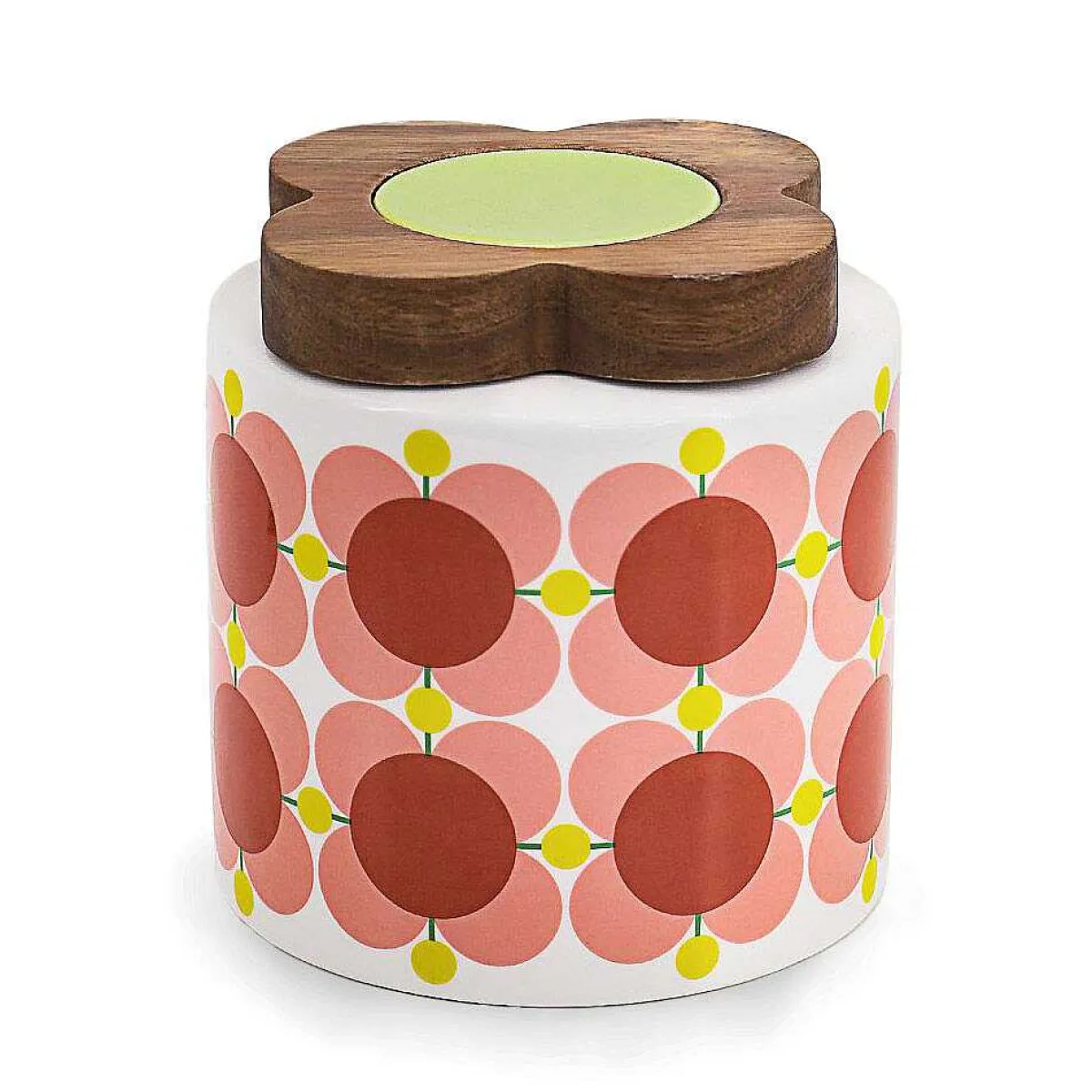 Atomic Flower Bubblegum Ceramic Storage Jar 1100Ml>Orla Kiely Flash Sale