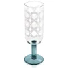 Atomic Flower Green Shades Set Of 4 Champagne Glasses>Orla Kiely Cheap