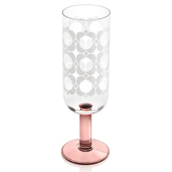 Atomic Flower Brown Shades Set Of 4 Champagne Glasses><noscript><img width=