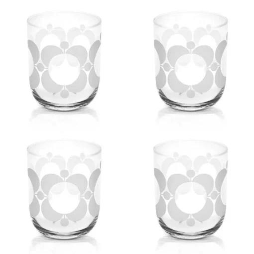 Atomic Flower Set Of 4 Water Glasses>Orla Kiely Sale