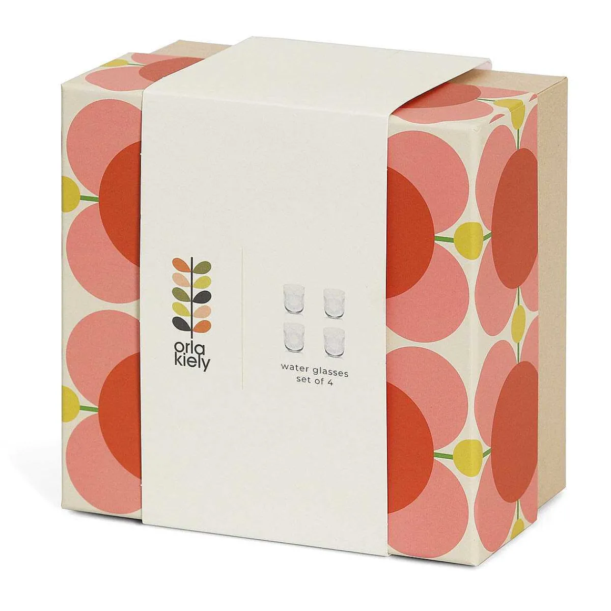 Atomic Flower Set Of 4 Water Glasses>Orla Kiely Sale