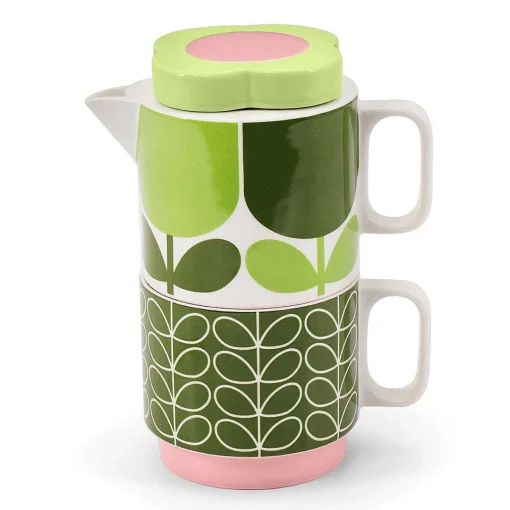 Block Flower Fern Stackable Tea For One>Orla Kiely Cheap