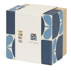 Block Flower Navy Ceramic Storage Jar 1100Ml>Orla Kiely Store