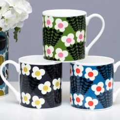 Blue Bunch Of Stems Large Mug>Orla Kiely Flash Sale
