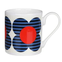 Blue Striped Flower Standard Mug><noscript><img width=
