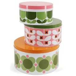 Bubblegum/Basil Set Of 3 Nesting Cake Tins><noscript><img width=
