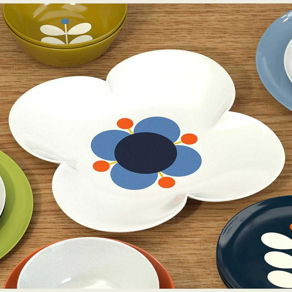 Flower Shaped Platter>Orla Kiely Cheap