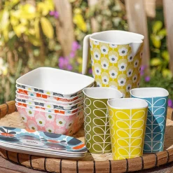 Linear Stem Dark Moss Bamboo Tumbler>Orla Kiely New