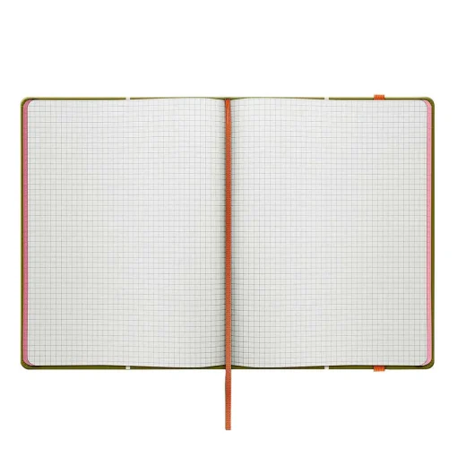 Linear Stem Olive Large Notebook>Orla Kiely Flash Sale