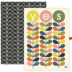 Yes Stem Set Of 2 Tea Towels><noscript><img width=