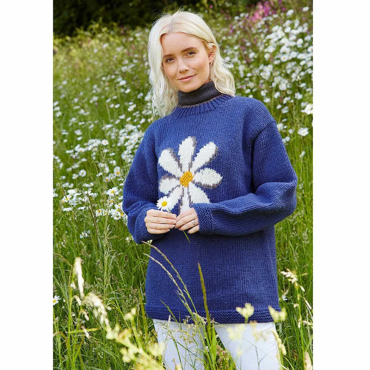 Daisy Denim Sweater>Pachamama Outlet