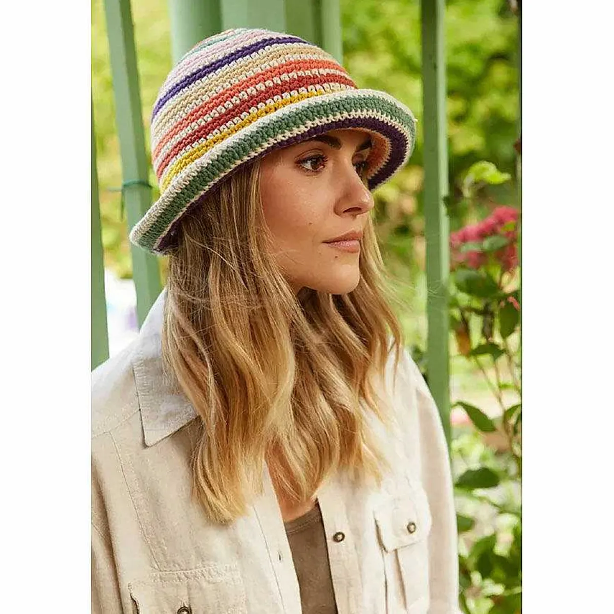 Hoxton Stripe Cotton Bucket Hat>Pachamama Flash Sale