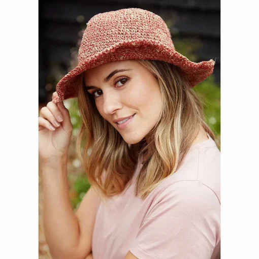 Terracotta Hemp/Cotton Hat>Pachamama Fashion