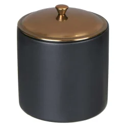Hygge 425G 3 Wick Bergamot & Mahogany Black Ceramic Soy Candle><noscript><img width=