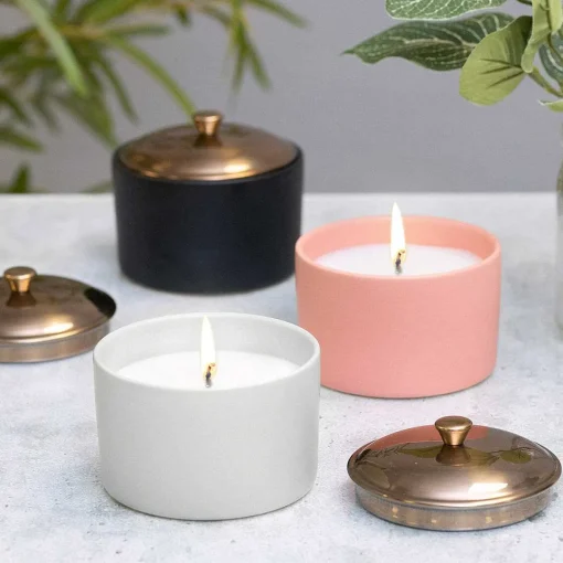 Hygge 141G Tobacco & Vanilla White Ceramic Soy Candle>Paddywax New