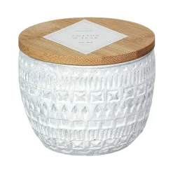 Sonora 85G Cotton & Teak Concrete Soy Candle><noscript><img width=