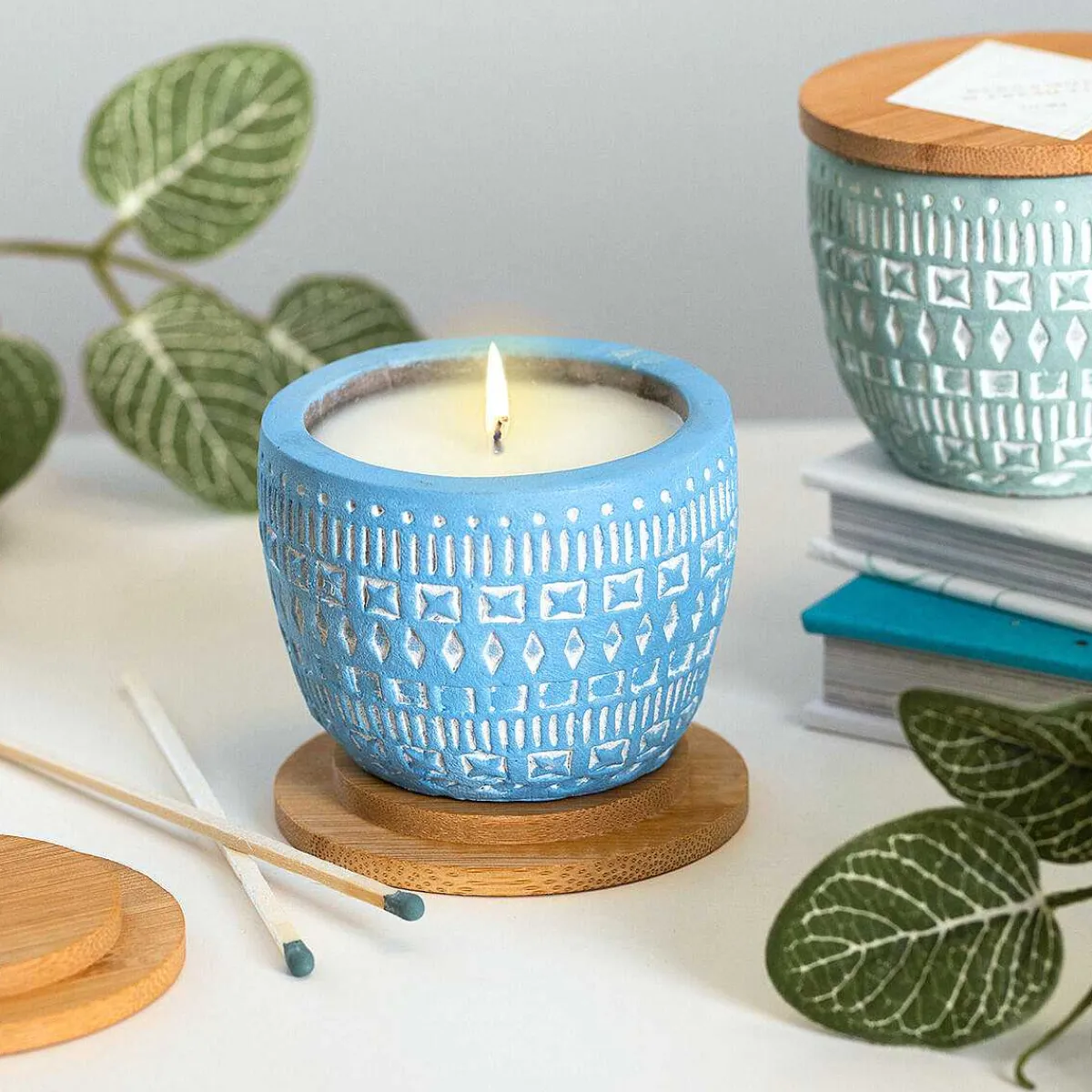 Sonora 85G Wisteria & Willow Concrete Soy Candle>Paddywax Clearance