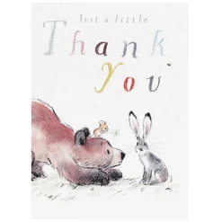 Bear, Hare & Mouse 'Thank You' Card>Paper Shed Designs Clearance