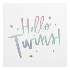 Cloud Nine Hello Twins New Babies Card>Paperlink Best Sale