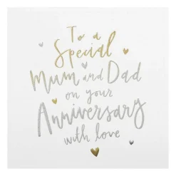Cloud Nine Mum & Dad Anniversary Card>Paperlink Clearance