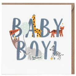 Dream Big Jungle Baby Boy New Baby Card><noscript><img width=
