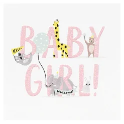 Dream Big Jungle Baby Girl New Baby Card>Paperlink Cheap