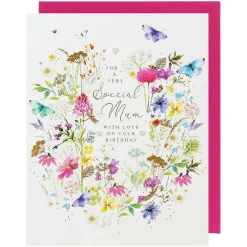 Fields Of Gold Floral Mum Birthday Card>Paperlink Cheap