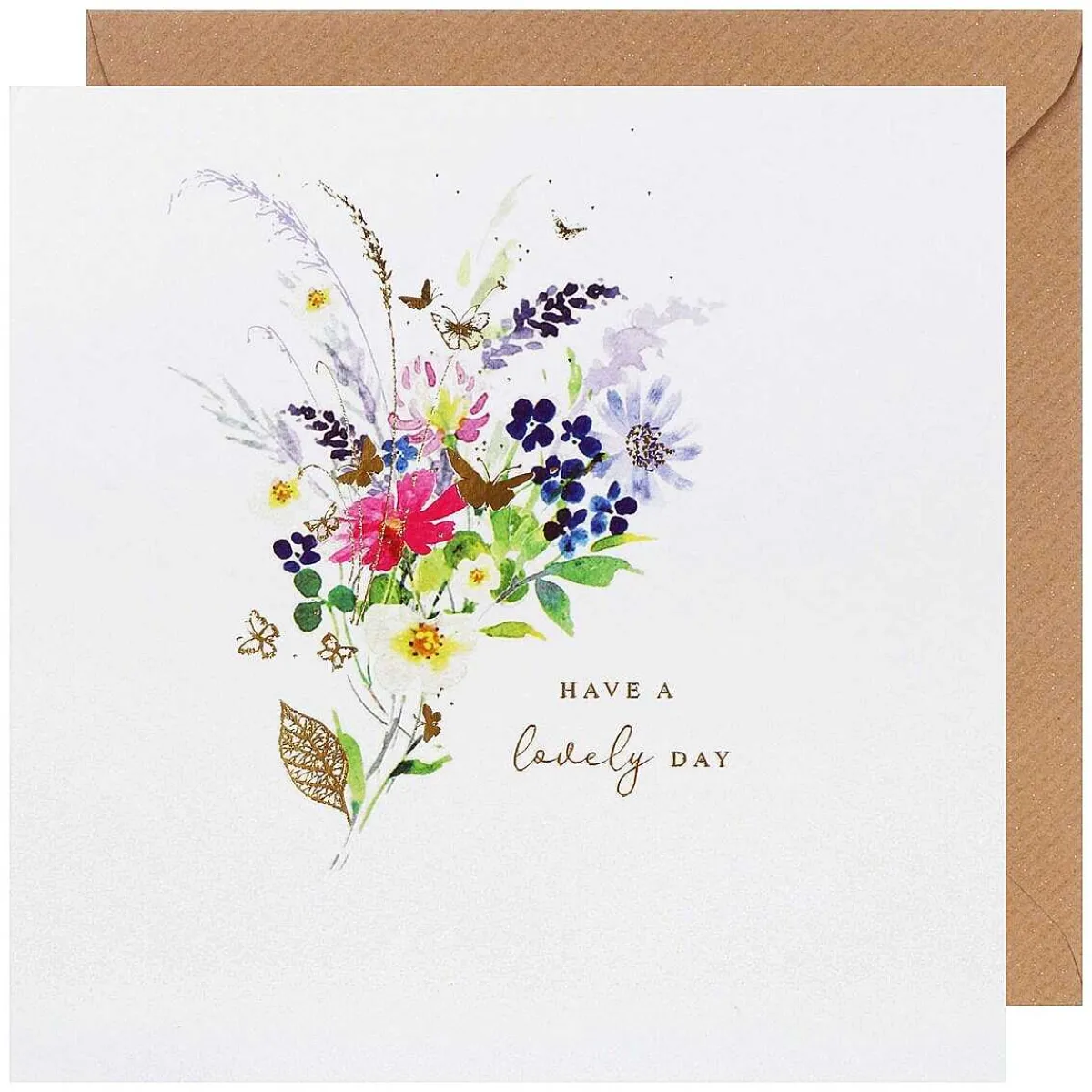 Fields Of Gold Bouquet Birthday Card>Paperlink Fashion