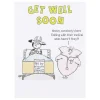 Funny Farm Medical Notes Get Well Soon Card>Paperlink Shop