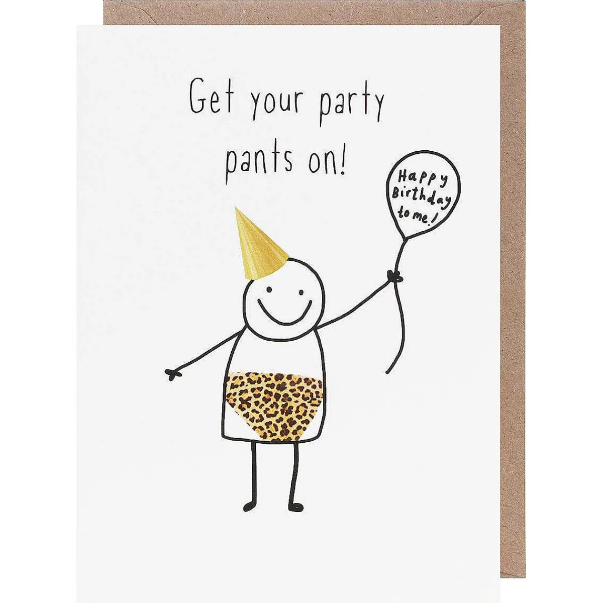 Happy As Larry Party Pants Birthday Card>Paperlink Best