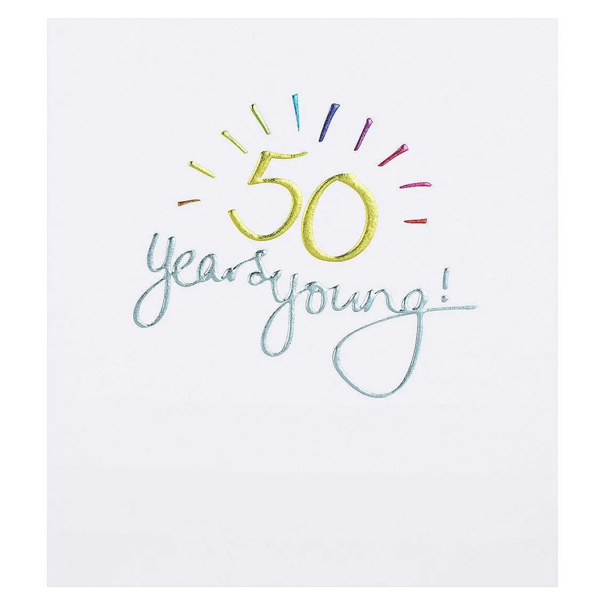 Mimosa 50 Years Young Birthday Card>Paperlink Discount