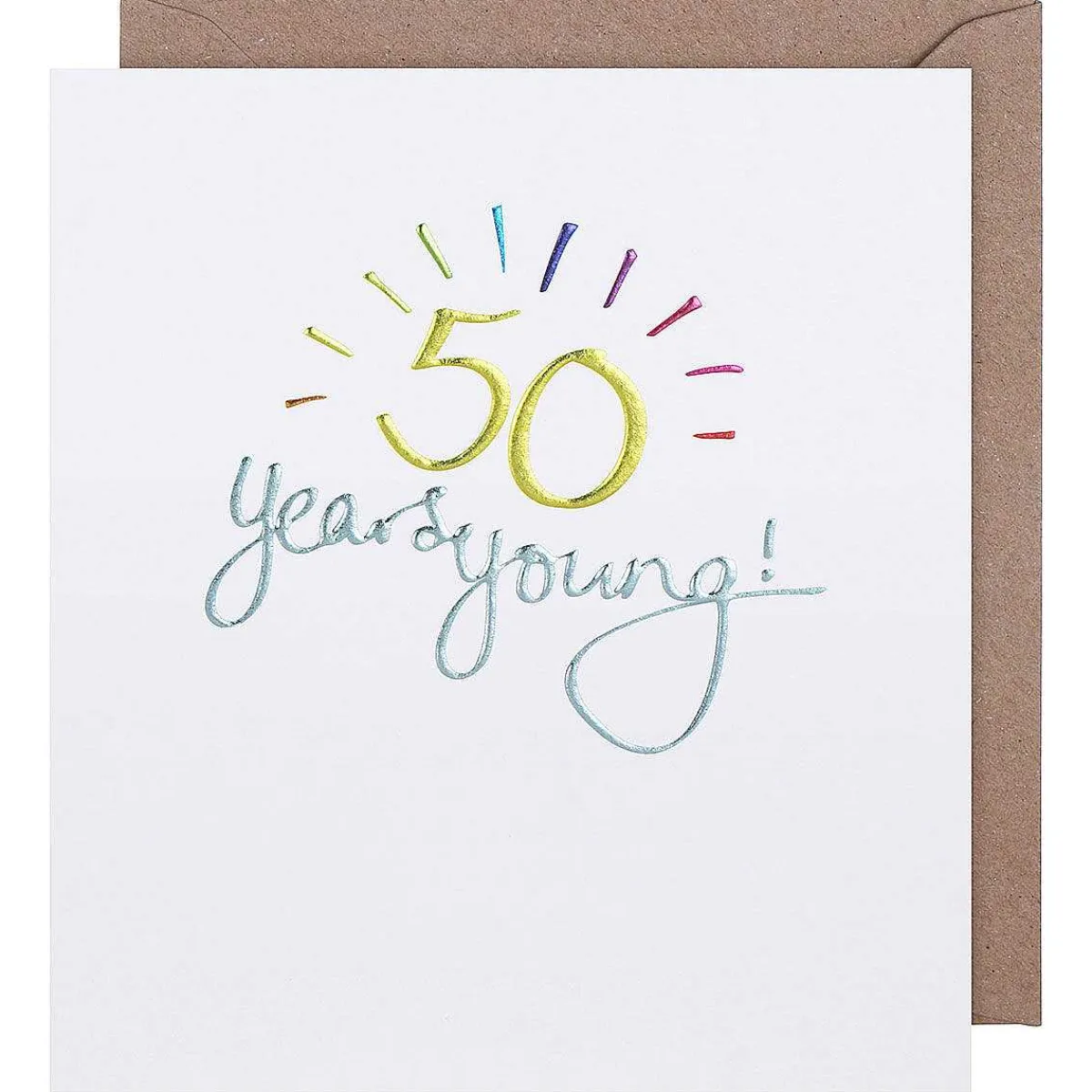 Mimosa 50 Years Young Birthday Card>Paperlink Discount
