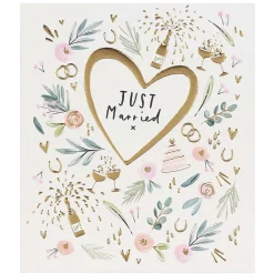 Reflections Just Married Wedding Card>Paperlink Shop