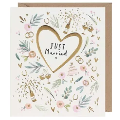 Reflections Just Married Wedding Card><noscript><img width=