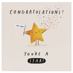 Star Congratulations Card>Paperlink New