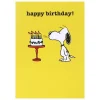 Snoopy 'Cake' Birthday Card>Peanuts Sale