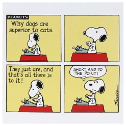 Snoopy 'superior' Greetings Card><noscript><img width=