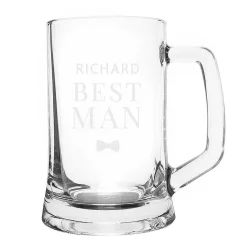 Personalised Best Man Pint Stern Tankard><noscript><img width=