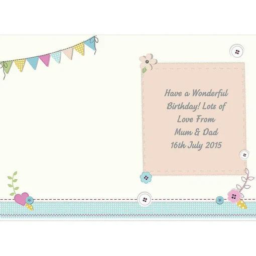 Personalised Birthday Craft Card>Temptation Gifts Store